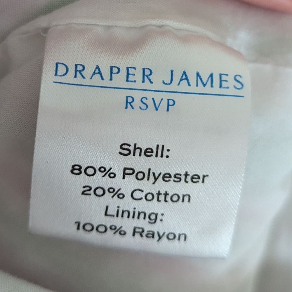 Draper James RSVP Puff Sleeve Wrap  Seersucker Ruffle Striped Dress - Picture 5 of 6
